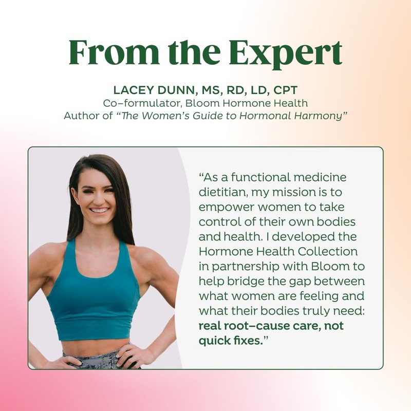 Bloom Nutrition Hormone Health & Cortisol Support for Women -