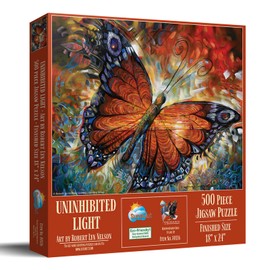 SUNSOUT INC - Uninhibited Light - 500 pc Jigsaw Puzzle by Artist: Robert Lyn Nelson - Finished Size 18" x 24" - MPN# 80126