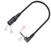 2Pack DC 5.5 X 2.1mm to 3.5mm (1/8") Short Cable