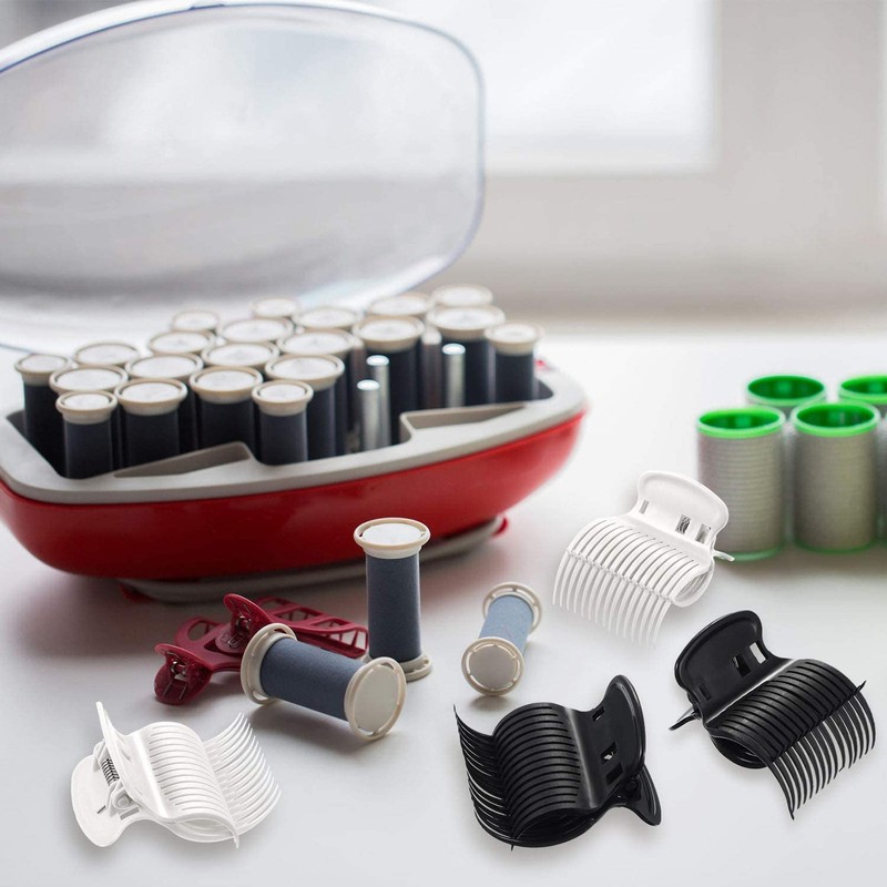 Syhood 10 Pieces Hot Roller Clips Plastic Hair Curler Claw