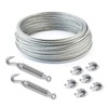 Steel Wire Rope Set - Galvanised, 3 mm - Rope