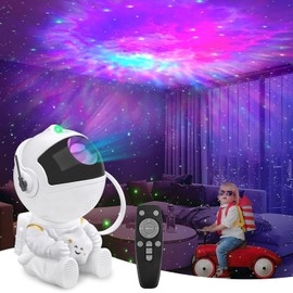 Astronaut Space Projector,Astronaut Galaxy Star Projector Starry Night Light with Remote Control Timer 360° Adjustable Space Projector, Best Gifts for Christmas, Birthdays, Valentine's Day (White)