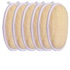Jaunty Natural Loofah (Paquete de 5) Esponja Exfoliante Corporal Hecha