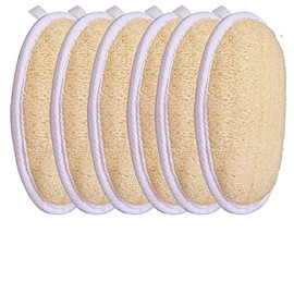 Jaunty Natural Loofah (Paquete de 5) Esponja Exfoliante Corporal Hecha con Materiales Ecológicos Y Biodegradables, Adecuada para Mujeres, Bebés Y Homb