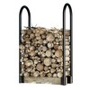Fire Beauty Adjustable Firewood Holder Rack,Heavy-Duty Log Stand,Compatible with 2x4