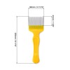 QWORK Stainless Steel Bee Keeping Uncapping Fork, 3Pcs 21-Tooth Tines