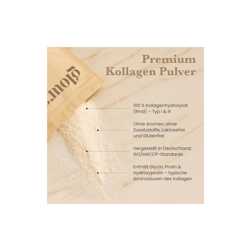 Premium Collagen Powder, 100% Pure Collagen Hydrolysate Type 1 &