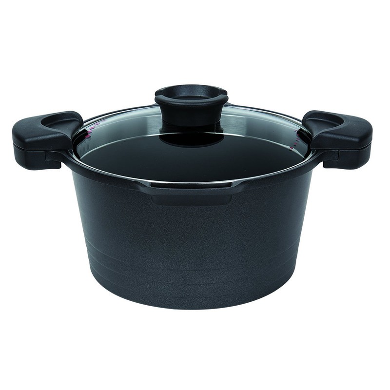 MasterPan 5 QT. Non-Stick Stock N’ Pasta Pot w/ Locking