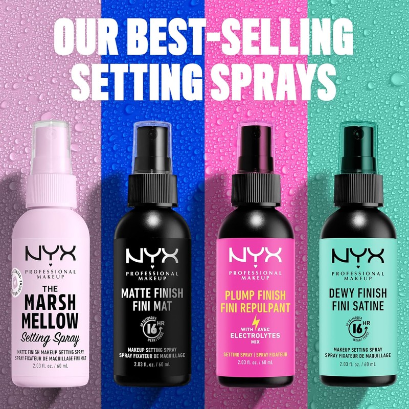 NYX PROFESSIONAL MAKEUP Makeup Setting Spray Matte Finish + Dewy