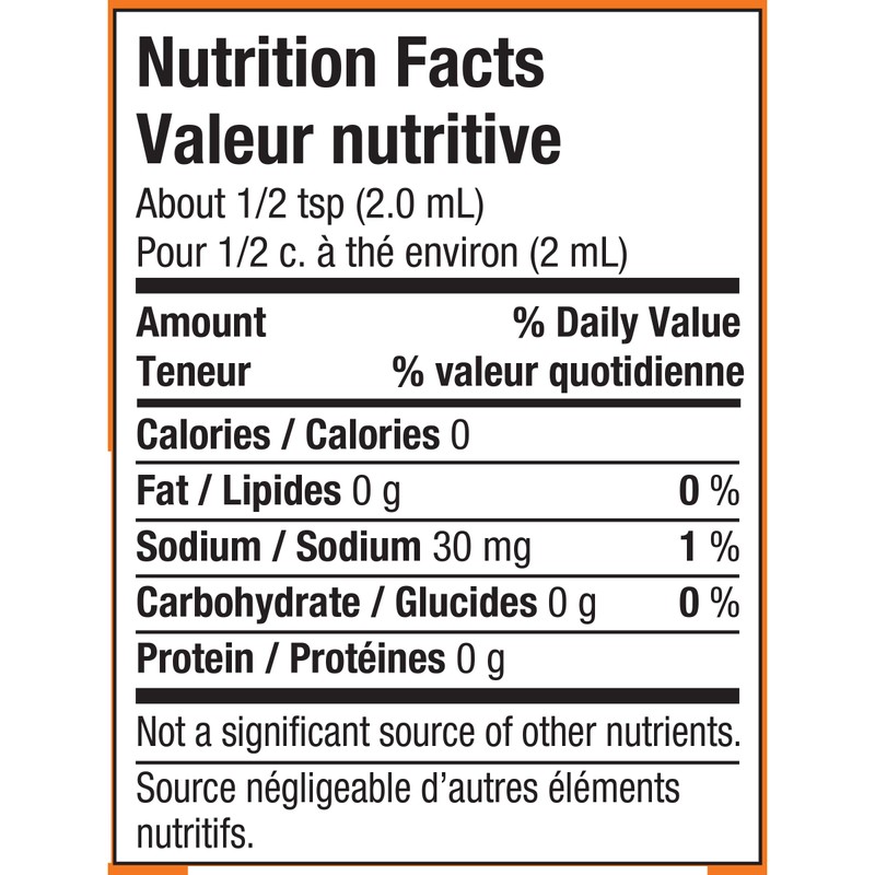 Tang Liquid Drink Mix, Orange, 48mL/1.6 oz, (Pack of 12)