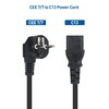 Cable Matters 2-Pack 3 Prong Cold Device Cables 2 m,