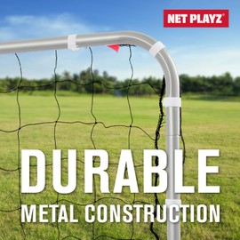 Soccer Goals Football Goals, 6'x4' Metal Frame with All Weather Net
