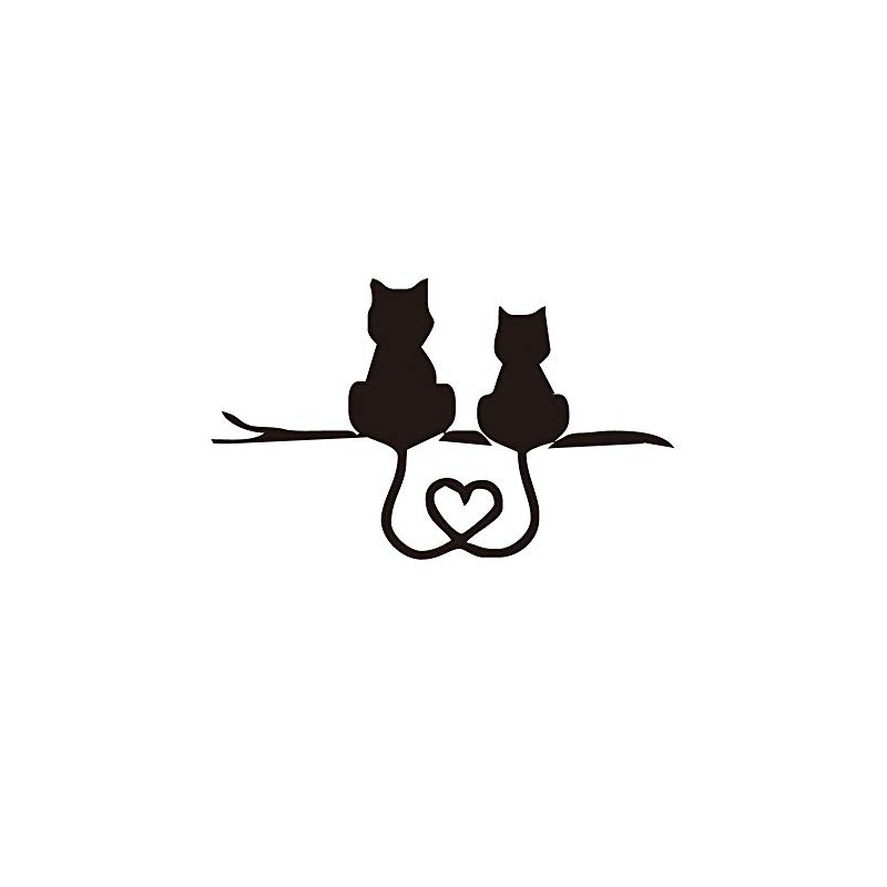 [JASDESIGN] Cat Sticker Cat Sticker Cat Car Sticker Decal Back