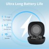 LED Touch Smart Ring for Women Men- Fitness Tracker with