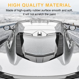 DSISIMO Rear Dry Bay Vent Blocks Cover & Rear Window Spoiler,Hatch Hood Wash Cover Compatible with for Chevy Corvette C8 Z51 Z06 E-Ray Stingray Coupe 2020-2025 Engine Bay Air Vent Inserts Protection