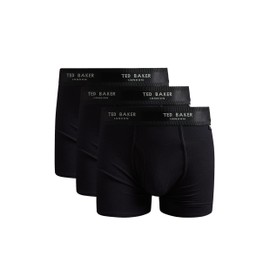 Ted Baker Mens Boxers Brief, Cotton, 3-Pack, (TBB01)