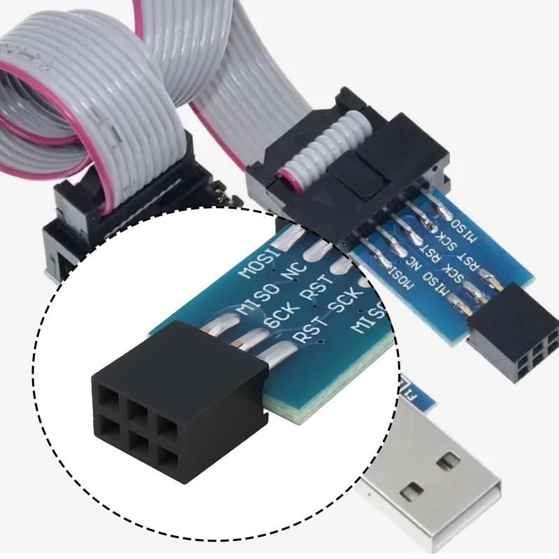 OTOTEC 4Pcs 10pin Zu 6pin ISP Programmer Adapter Kompatibel mit