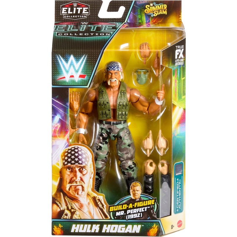 WWE Elite Action Figure SummerSlam Hulk Hogan with Accessory and