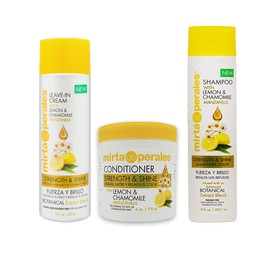 Mirta de Perales Lemon & Chamomile Shampoo + Conditioner + Leave-in Cream "Set"