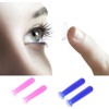 2Pcs Blue Handy Silicone Soft Contact Lenses Small Suction Cups