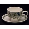 Portmeirion Botanic Garden Breakfast Cup & Saucer Traditional White Campion