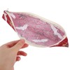 TOPBATHY Japanese fabric cutlery bag with zip, multifunctional storage for