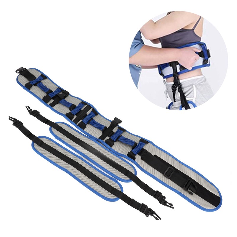 Transfer Gait Belt with Handles Quick Release Buckle Elderly Patient