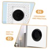 KONTONTY 5pcs Wall Plate Cable Pass Through Cover Rubber Pad