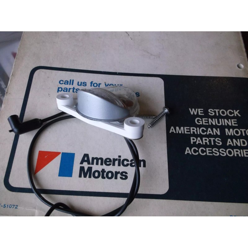 AMC AMX Javelin Gremlin Hornet Rebel NEW REAR LICENSE PLATE