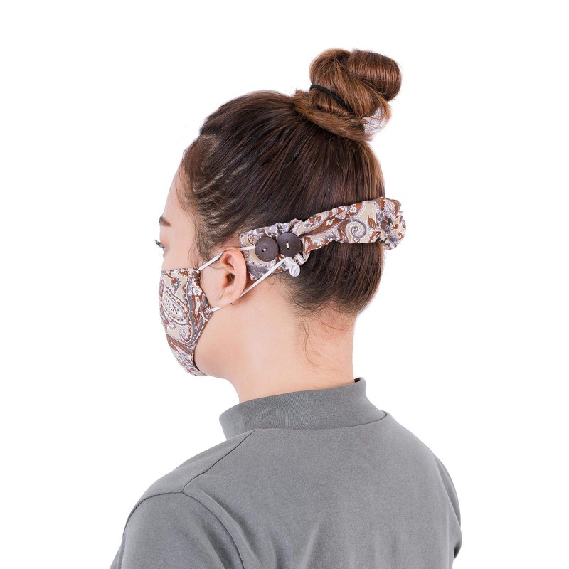 LOFBAZ Strap Holder with Buttons for Hook Face Covering Extender