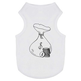 'Dollar Money Bag & Coins' Pet Dog/Cat T-Shirt (PT00088766)