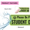2PCS Student Driver Magnet for Car,Highly Reflective New Driver Sign