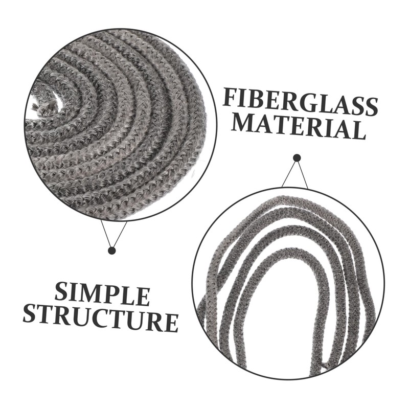 KOMBIUDA Fiberglass Rope Seal Gasket for Wood Stove Door Replacement