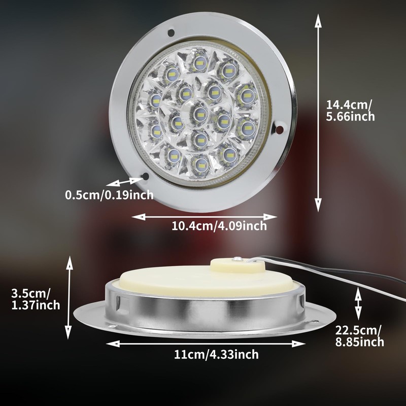 Ygmylandbb LED Truck Tail Lamp Trailer Tail Light 12V 24V