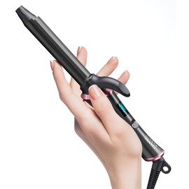 CIVEYA 3/4 Inch Curling Iron for Short Hair, Dual Voltage Curling Iron Travel Size with 5 Adjustable Heat Settings, Mini Curling Iron Ceramic Barrel with Argan Oil Infused