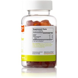 Chapter One Fiber Gummies, with Natural Chicory Root Soluble Fiber, Certified Kosher (60 Flavored Gummies)