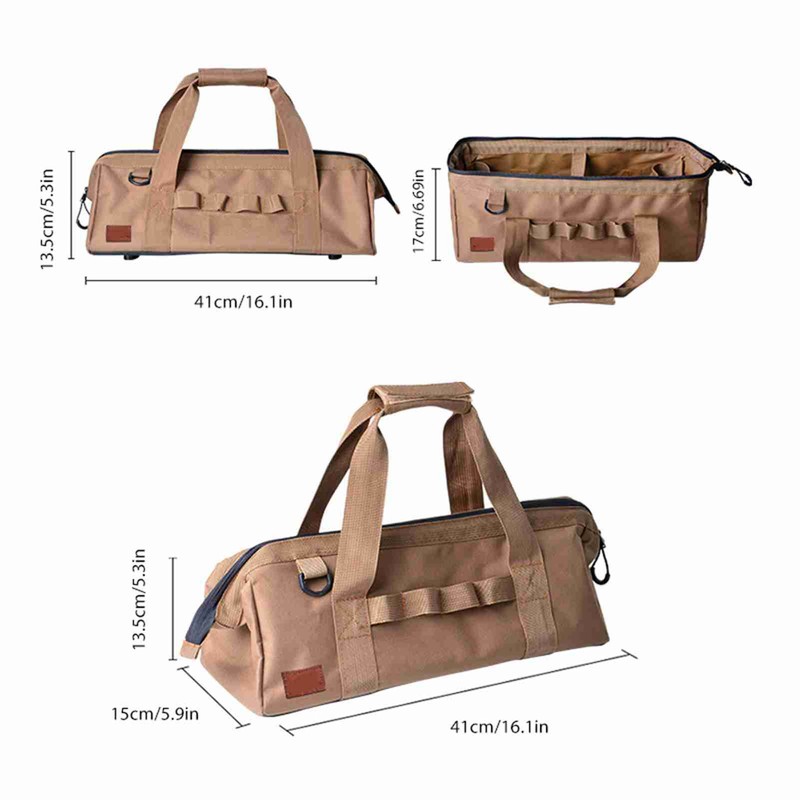 Camping Tool Bag Large Capacity Wide Mouth Storage Tool Bag