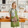 HGOD DESIGNS Sloth Kitchen Apron,Cartoon Cute Lazy Sloth With The