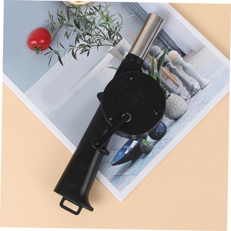 MERRYHAPY Hand Crank Blower for BBQ Fire Blower Mini Air