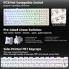 LEOBOG Aula Keyboard, F99 Wireless Mechanical Gaming Keyboards, Hot Swappable