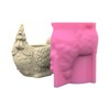 QIXIAMO Flowerpot Molds Silicone Candle Holder Mould Rooster Shape Vase
