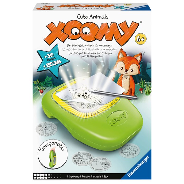 Ravensburger Xoomy Midi Cute Animals 18445 - Learn to Draw Cute Animals, Creative Drawing and Painting for Children from 6 Years