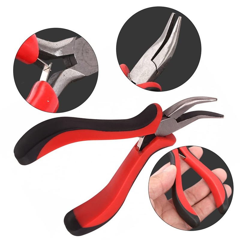 Mini Bent Nose Plier Bent Nose Plier Bent Chain Nose