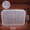 77L Egg Container, (Set of 2) Refrigerator Deviled Egg Tray