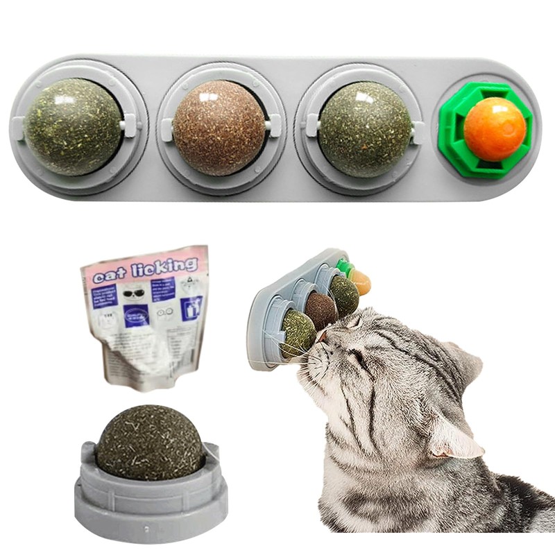 Vineer Again Cat Toy Ball for Cat Licking Catnip Digestion