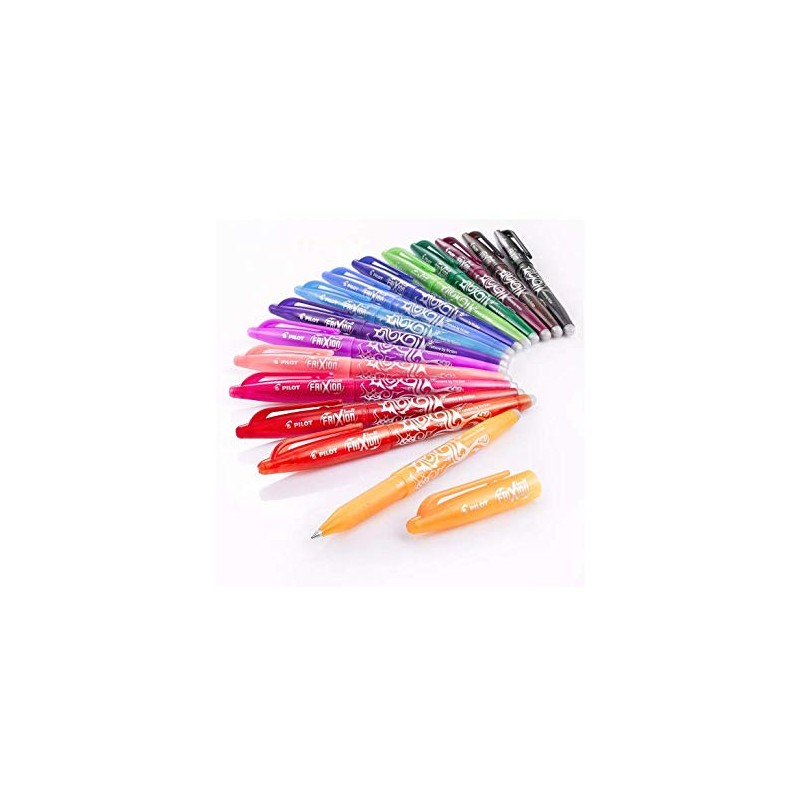 PILOT Frixion Erasable Rollerball Pen 0.7mm Tip- Coral Pink, Box