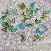 Kurimi Stickers Set of 40 Butterflies, Foil Stamping, Wrapping, Stylish,