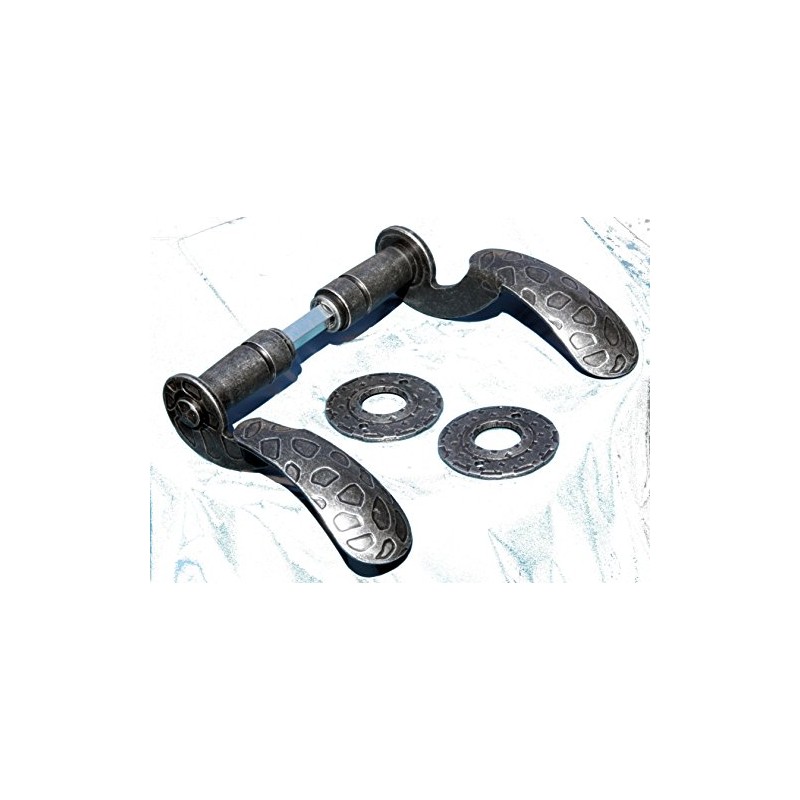 UHRIG Door Handle in Retro Look - Wrought Iron Handle