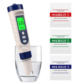 Shiptree PH Meter High Precision (± 0.01), Water Tester, pH Value Meter Pool with Blue