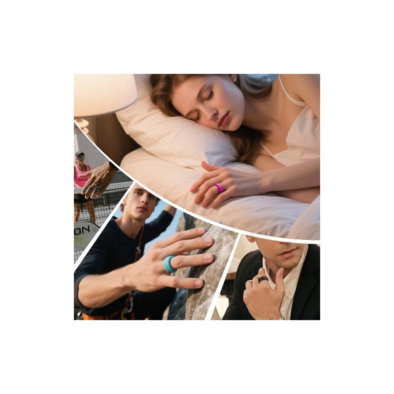 14 Pack Silicone Ring Covers for Oura & RingConn -